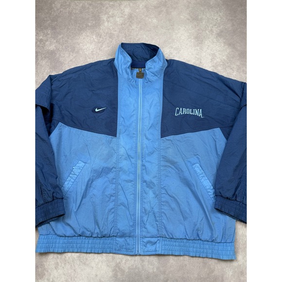 Nike Other - VTG Nike Carolina UNCTar Heels Track Jacket Windbreaker Blue Men L 90s Y2K Retro